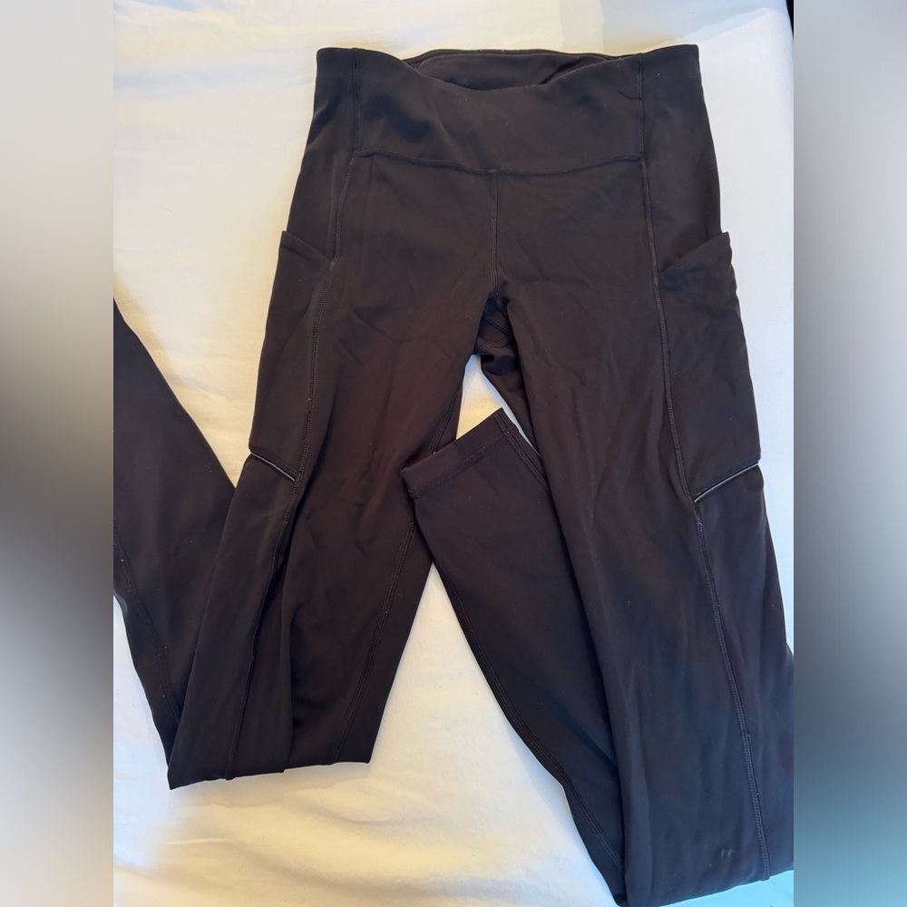 Black lulu 28inch leggings